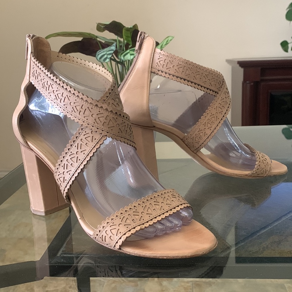 BIANCA BUCCHERI Laser Cut Strap Sandals